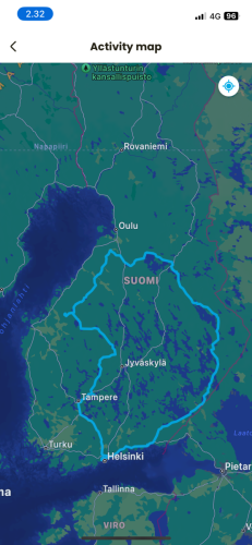 SS1000 AR24 reitti 2024